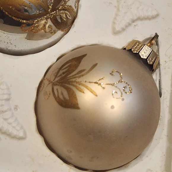 10 Vintage Austrian Glass Christmas Ornaments - Picture 8 of 10